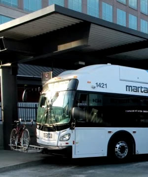 Biking on MARTA